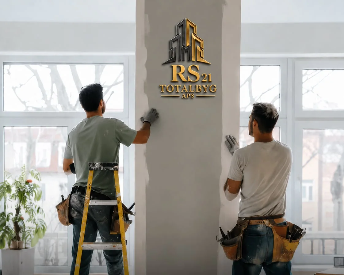 RS21 Total Byg APS wall renovation work visual